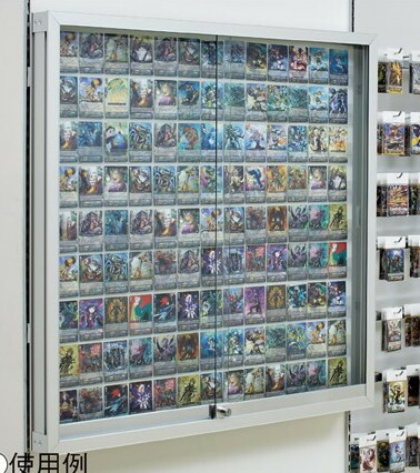 楽天市場】トレーディングカード コレクションケース 鍵付き ガラス