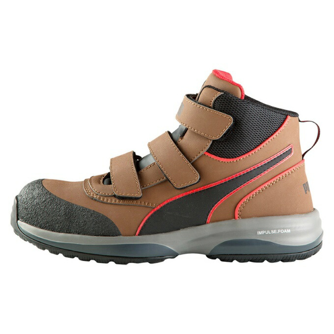 楽天市場】プーマ メンズ 安全靴 作業靴 ラピッド ブラウン ミッド