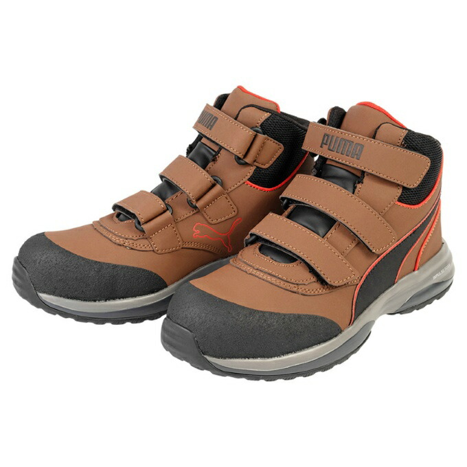 楽天市場】プーマ メンズ 安全靴 作業靴 ラピッド ブラウン ミッド