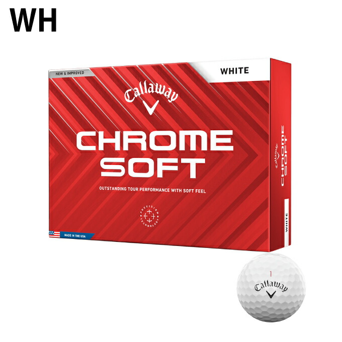 楽天市場】キャロウェイ ゴルフボール 3ダース 36個入 クロームソフト