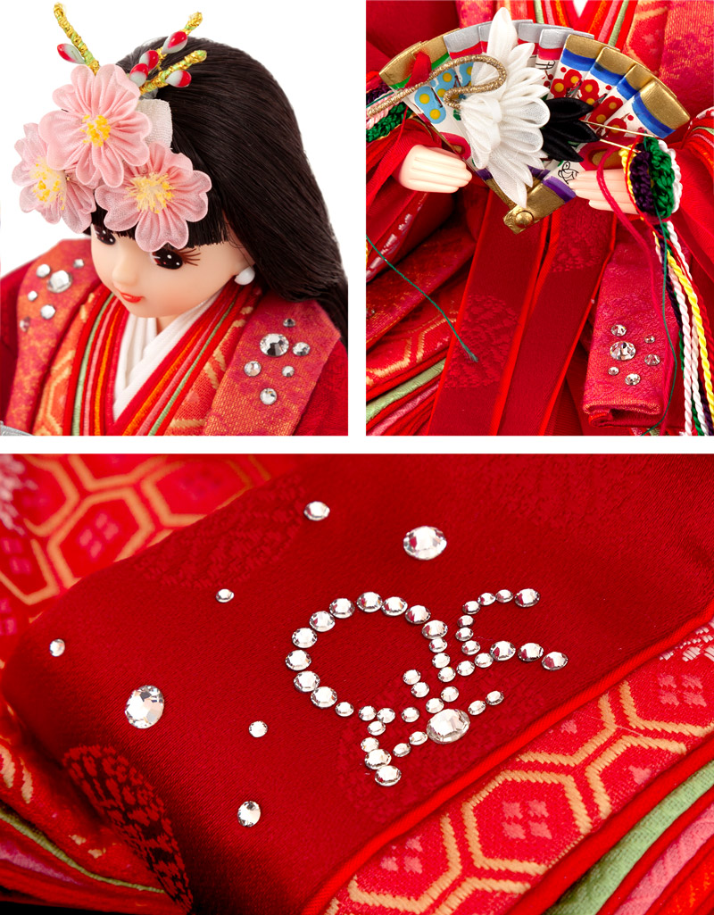 楽天市場】雛人形 リカちゃん 久月 ひな人形 平飾り 親王飾り