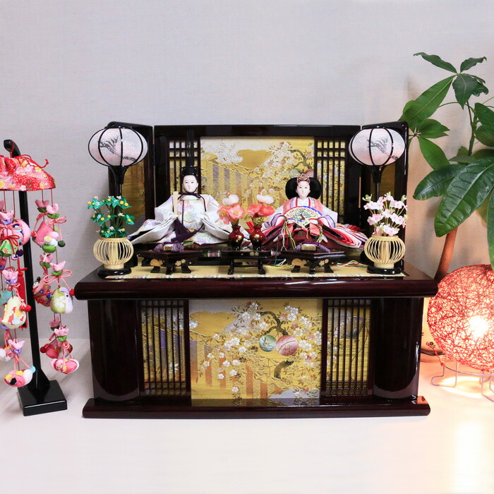 ミルク様オーダー 名入り雛人形タペストリー