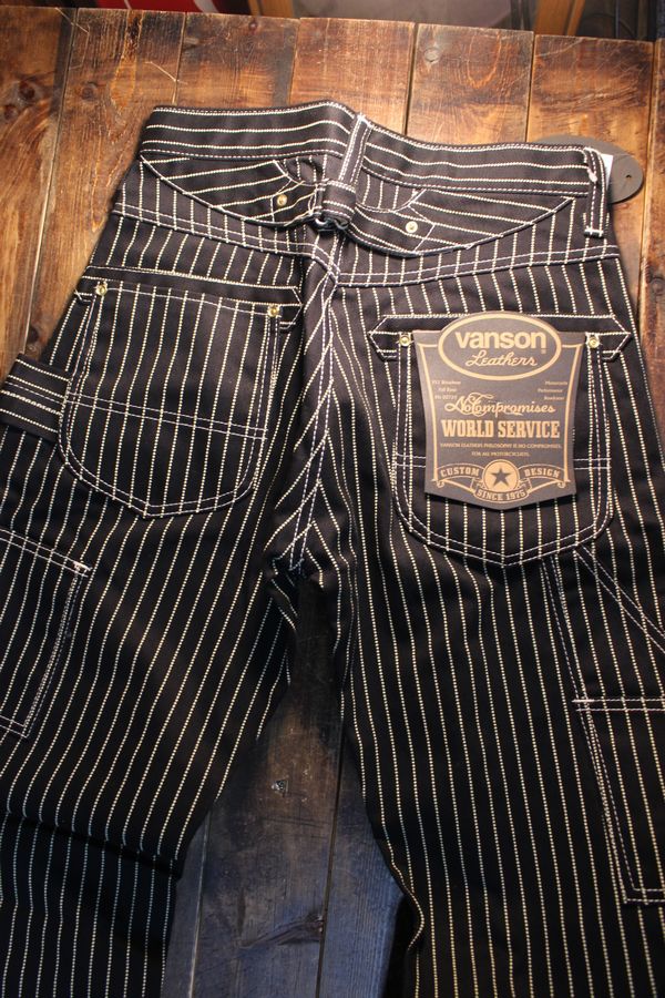 楽天市場】【VANSON バンソン 】ウォバッシュ デニムパンツ ペインター