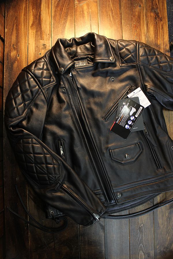 楽天市場】【KADOYA KW-EVO】 レザージャケット パデッドダブル