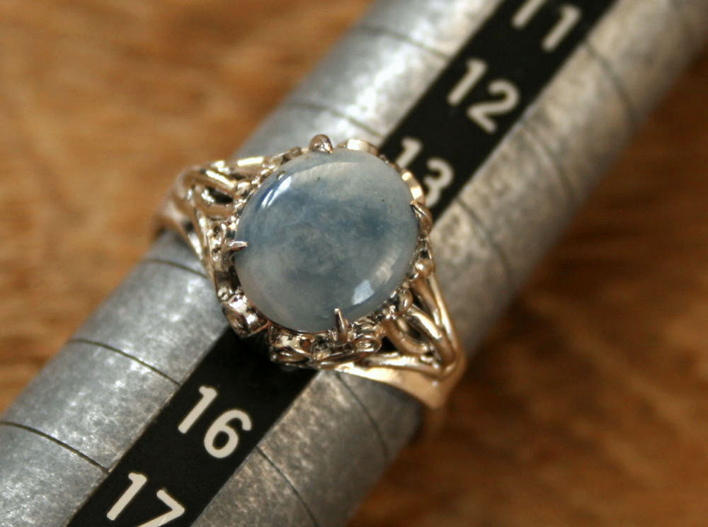 楽天市場】糸魚川青翡翠指輪 R00610 元粋 作 フリーサイズ（サイズ調整