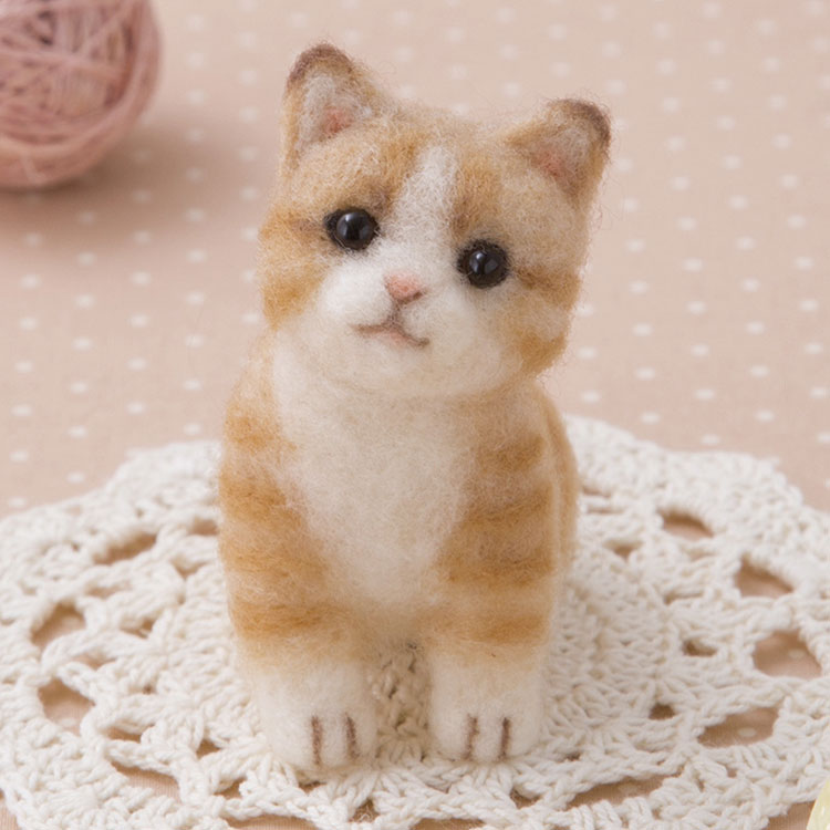 楽天市場】アクレーヌで作る茶トラの子猫ちゃん 手作りキット フェルト