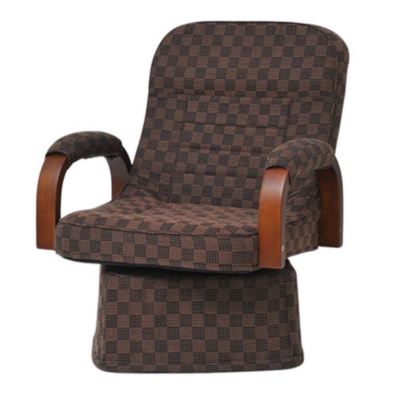 楽天市場】谷村実業 肘付き回転座椅子II リクライニング 360度回転