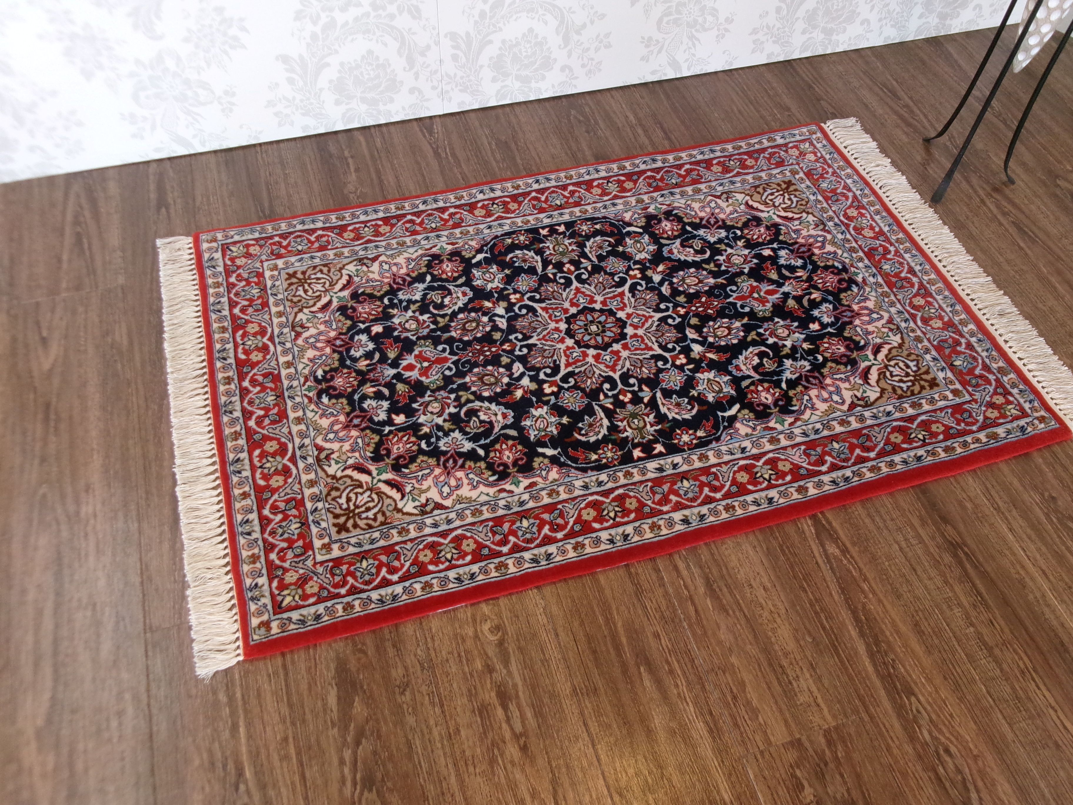 立体柄、144万ノット！本場イラン産 絨毯！200×250cm-38001 イラン