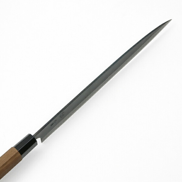 楽天市場】元兼 柳刃包丁 270mm 両刃 青紙1号 割込み 黒打ち仕上げ