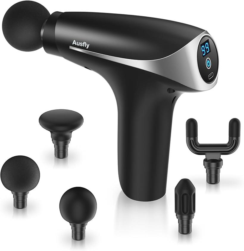 楽天市場】筋膜リリースガン ハンディガン 4つのシリコンヘッド+1つの