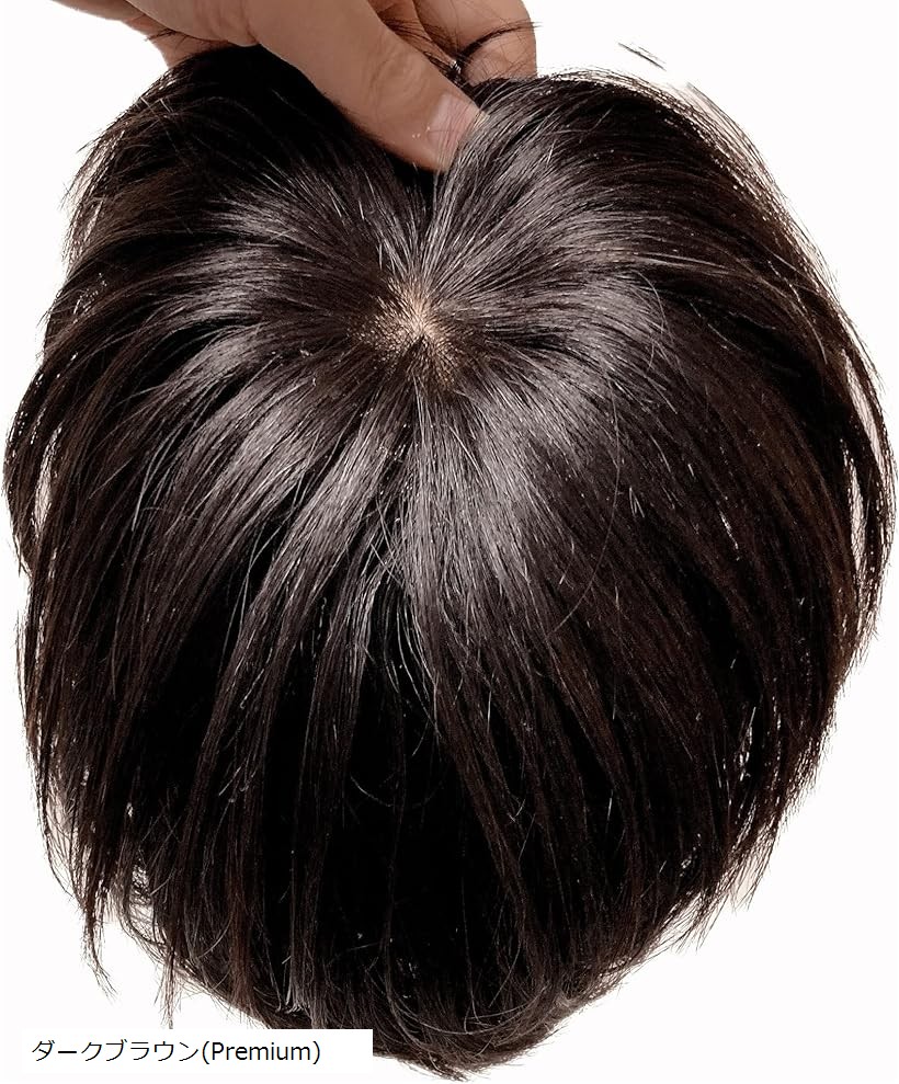楽天市場】ヘアピース 人毛 部分ウィッグ かつら 男性 女性 カツラ