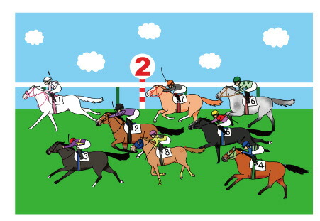 楽天市場】馬のイラストレーターおがわじゅりポストカード〜Enjoy