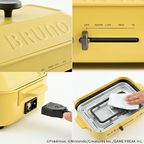 楽天市場】【特典レシピ付】ブルーノ ポケモン ホットプレート