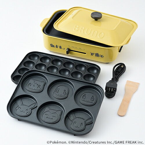 楽天市場】【特典レシピ付】ブルーノ ポケモン ホットプレート