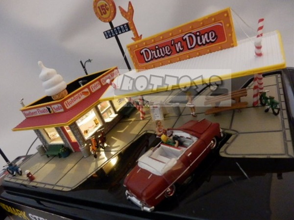 楽天市場】◎1/87 HOジオラマ☆アメリカン グラフィティー ジオラマ