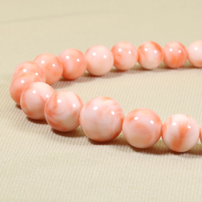 楽天市場】深海 珊瑚 ピンク ネックレス シルバー 無染色 SANSUI