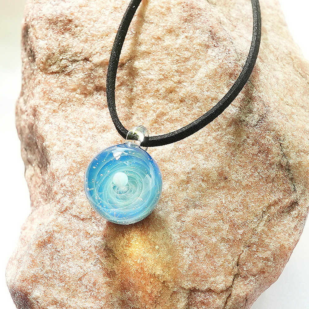 楽天市場】宇宙ガラス ペンダント 日本製 宇宙 チョーカー 惑星 メンズ