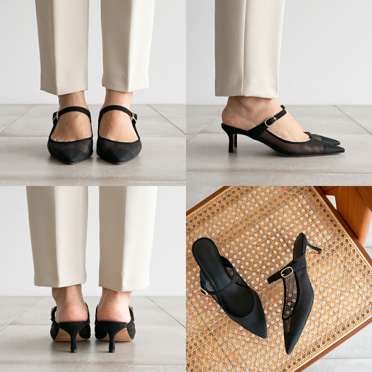 楽天市場】ミュール サンダル レディース ポインテッドトゥ 5.5cm