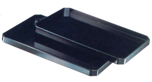 楽天市場】【茶道具】【懐石】【送料無料】脇引盆（2枚組）樹脂製本漆