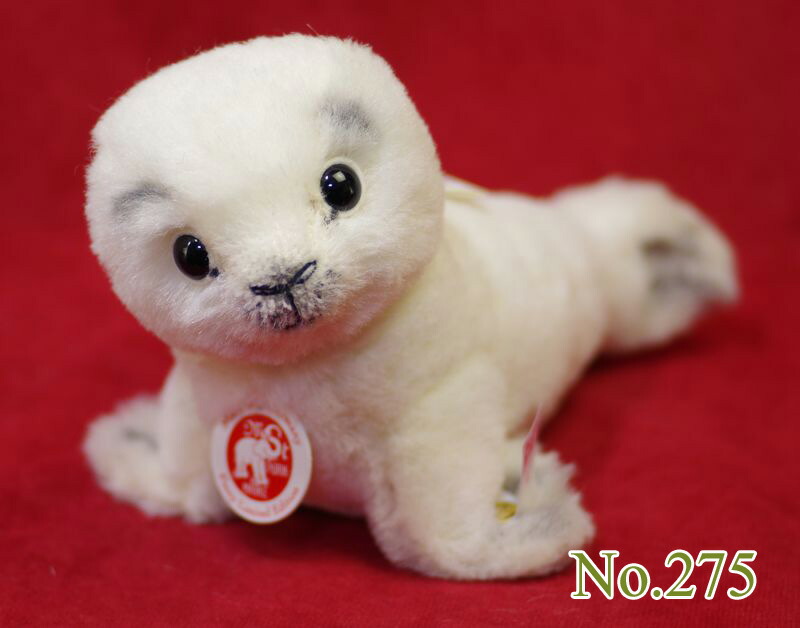 楽天市場】シュタイフ テディベア Steiff フィニー 赤ちゃんアザラシ