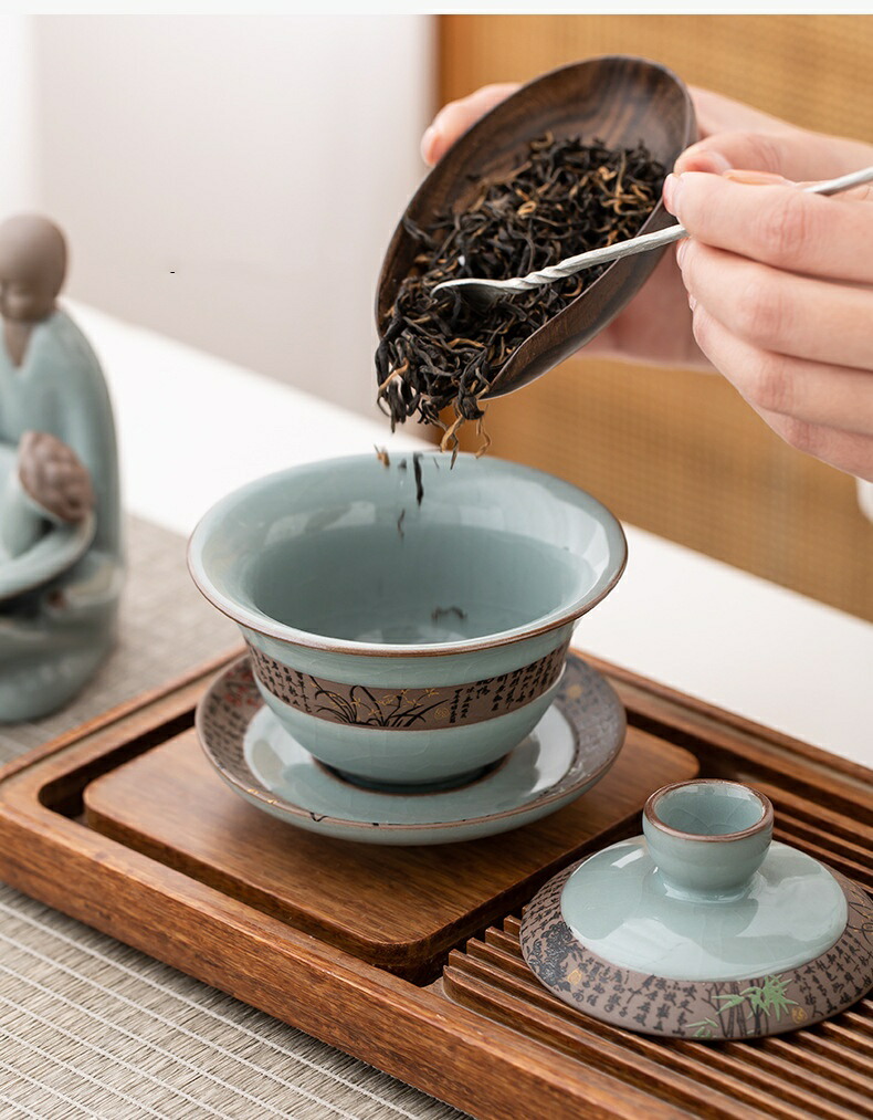 楽天市場】哥窯・歌窯(かよう) 茶器セット ティーセット 蓋碗 急須 12