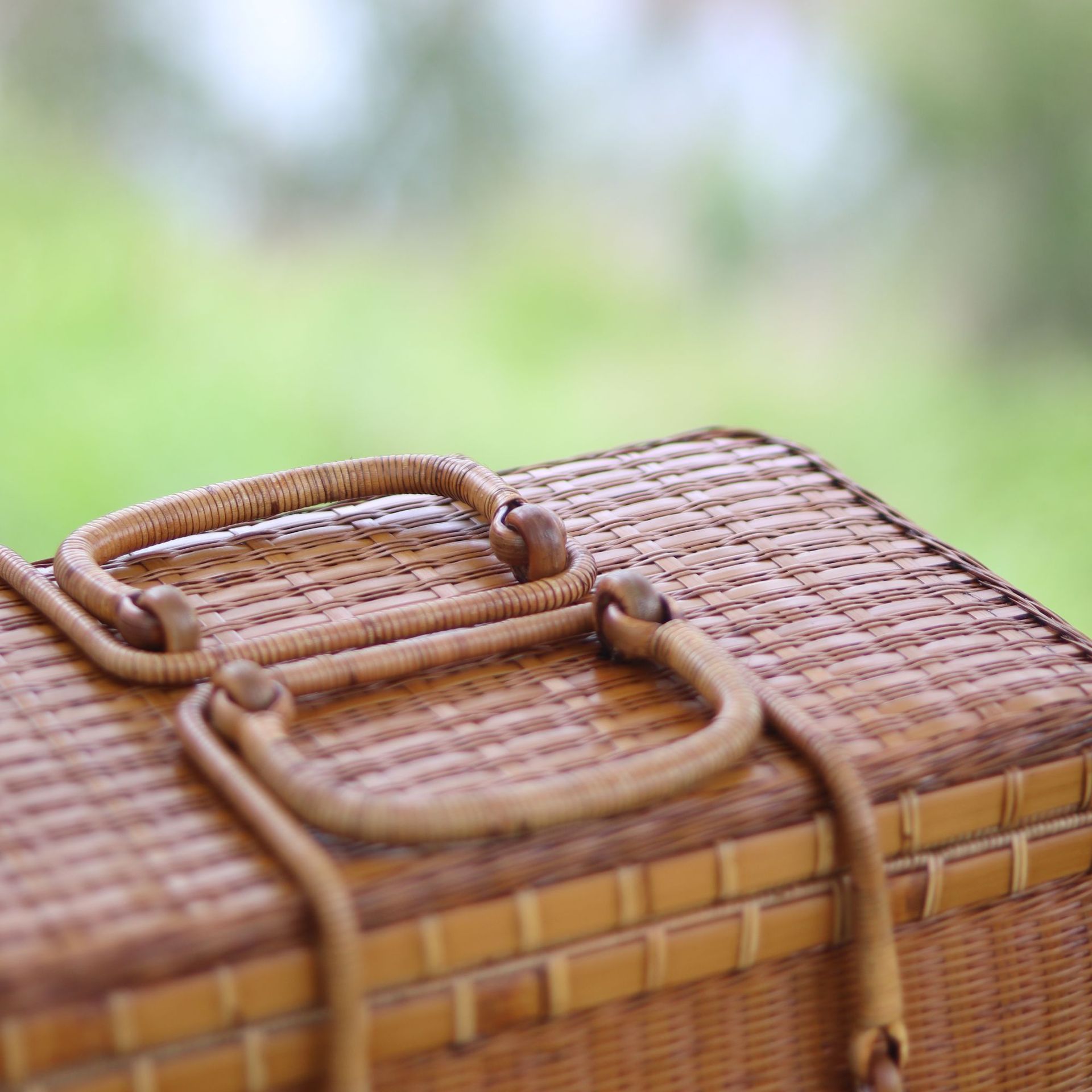 楽天市場】漆塗り ピクニック バスケット かごバッグ レディース 竹