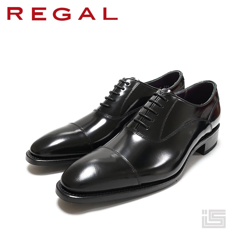 楽天市場】□ REGAL リーガル 25AR-BE Black内羽根 ストレートチップ