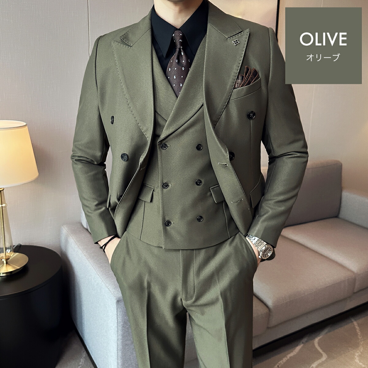楽天市場】【10％オフ☆LINEクーポン】無地 スーツ ビジネス ダブル
