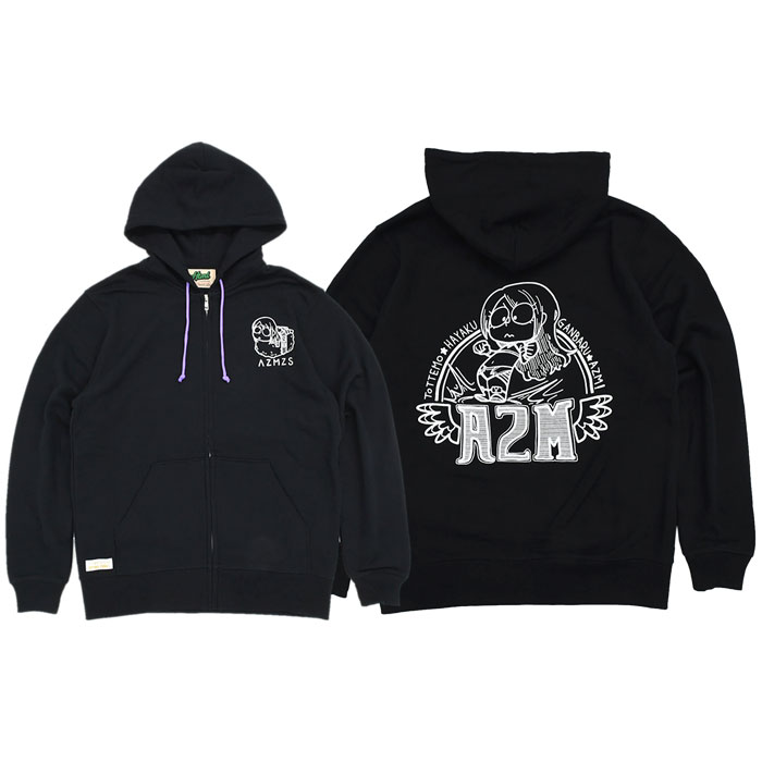 楽天市場】HTML ZERO3×STARDOM AZM コラボ パーカー ジップアップ