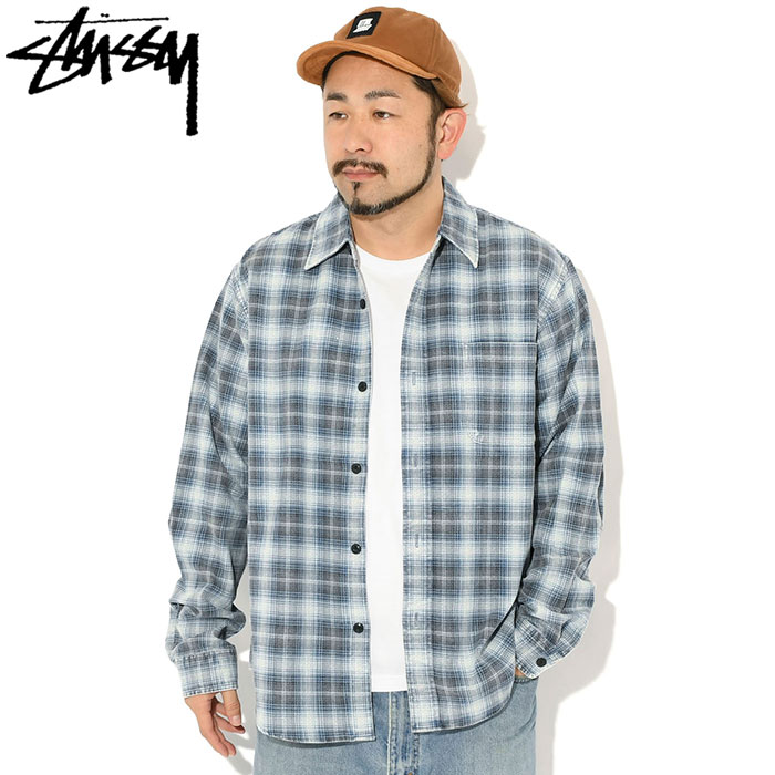 楽天市場】ステューシー STUSSY シャツ 長袖 メンズ Dax Plaid