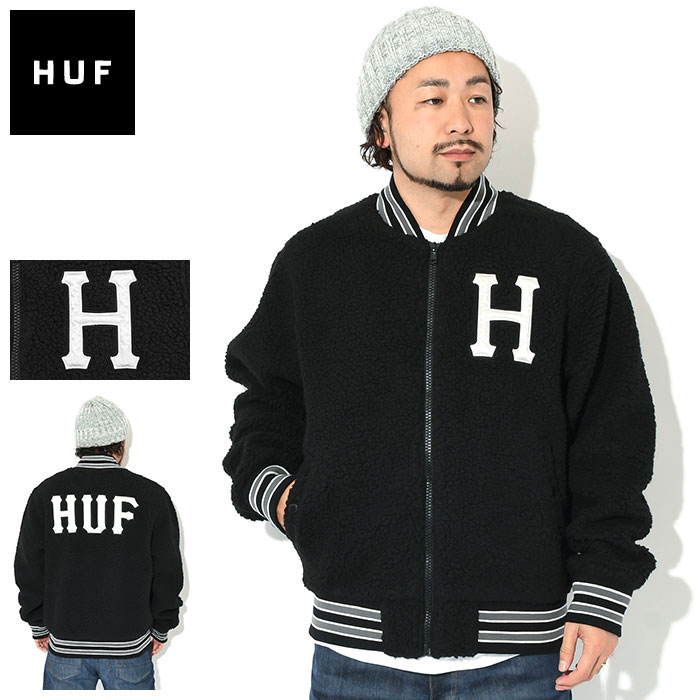 楽天市場】ハフ HUF ジャケット メンズ シェルパ バーシティー ( HUF