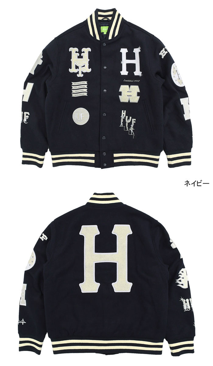 楽天市場】ハフ HUF ジャケット メンズ 20 イヤー クラシック H バー