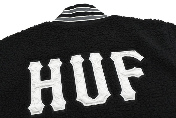 楽天市場】ハフ HUF ジャケット メンズ シェルパ バーシティー ( HUF
