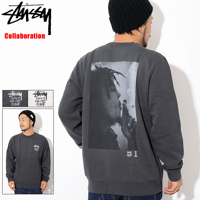 楽天市場】ステューシー STUSSY トレーナー メンズ Bob Marley Spliff