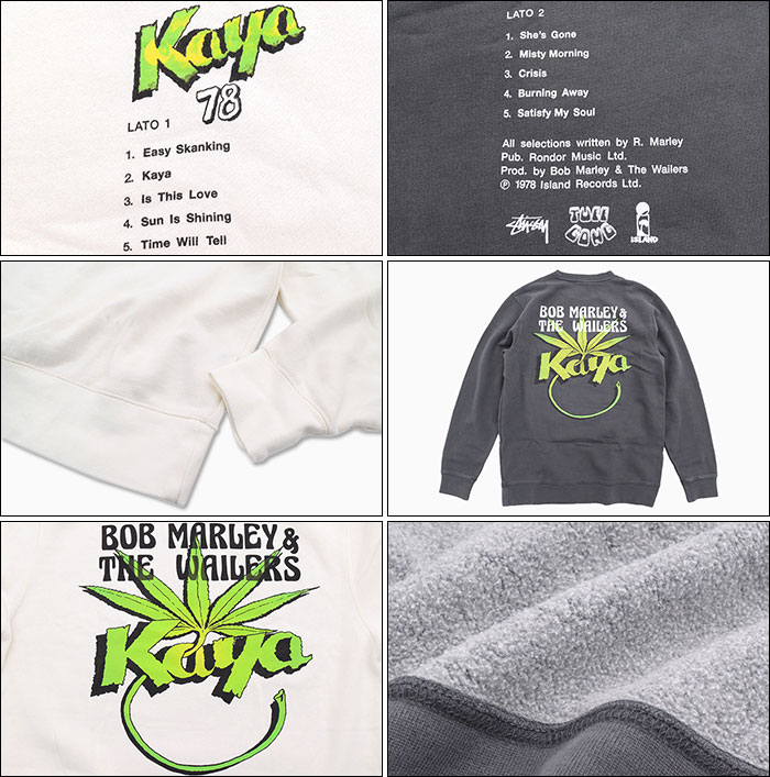 楽天市場】ステューシー STUSSY トレーナー メンズ Bob Marley Kaya 78