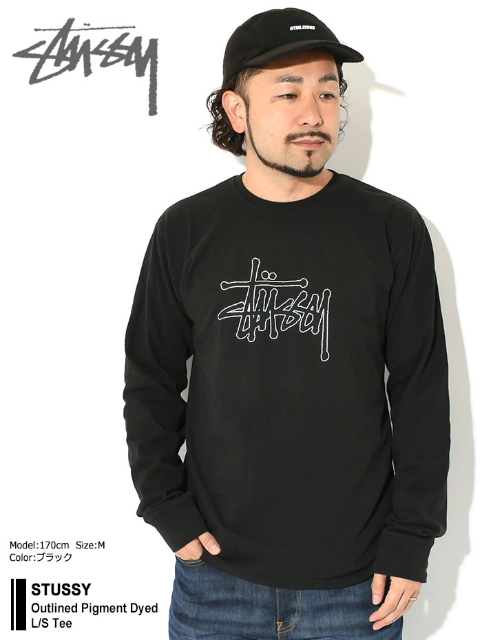 楽天市場】ステューシー STUSSY ロンT Tシャツ 長袖 メンズ Outlined