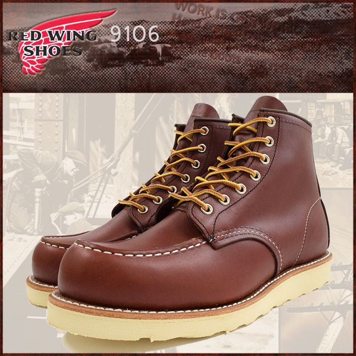 楽天市場】レッドウィング RED WING 9106 6インチ モカシン トゥ