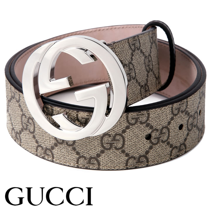 楽天市場】グッチ ベルト GUCCI Gバックル GGスプリームキャンバス