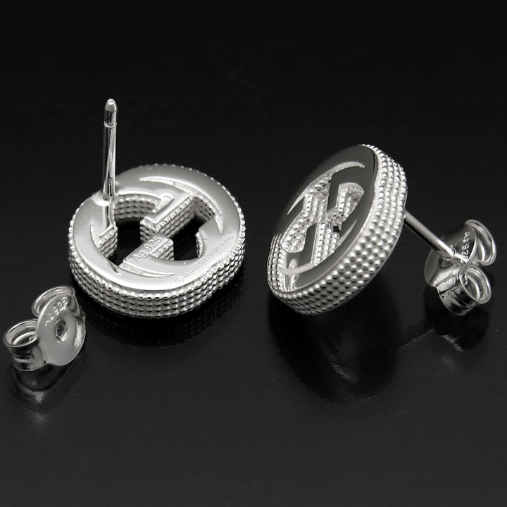 楽天市場】グッチ ピアス GUCCI スタッズピアス シルバー アクセサリー