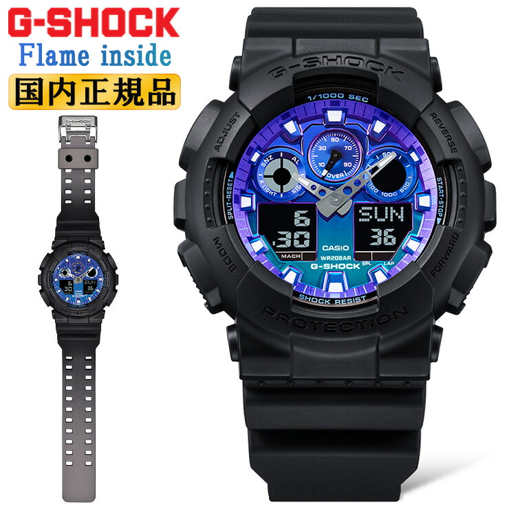 楽天市場】g－shock 黒青（腕時計）の通販
