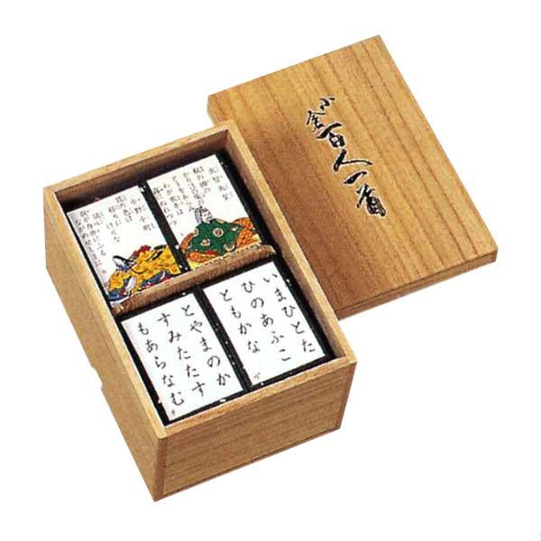 楽天市場】カルタ 小倉百人一首 吉野 桐箱入り 寛政12年（1800年）創業