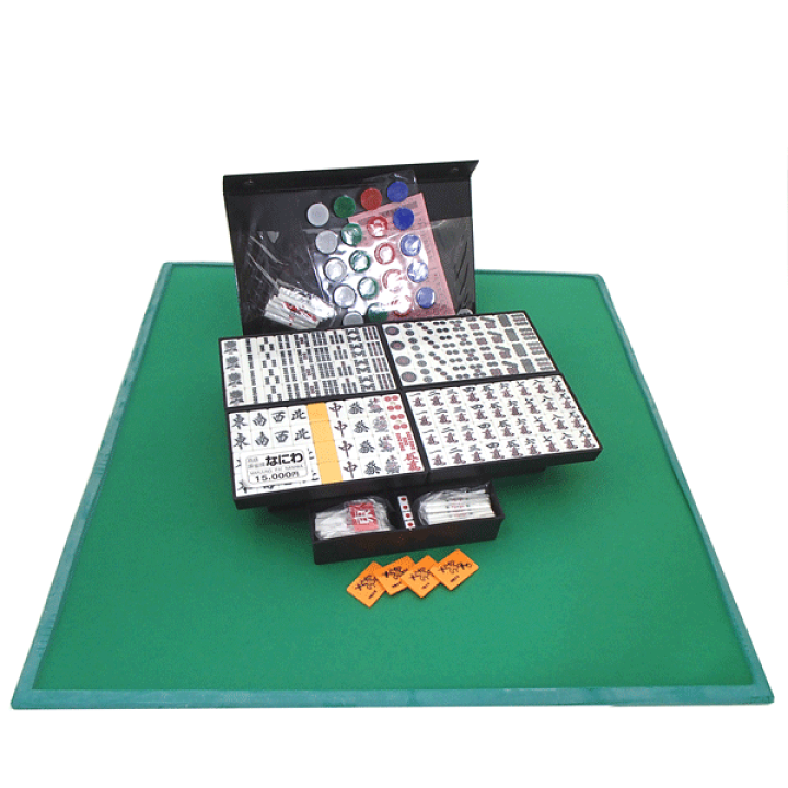 手打ち麻雀卓日本製 牌、スペアマットセット 立卓 手打ち麻雀卓日本製