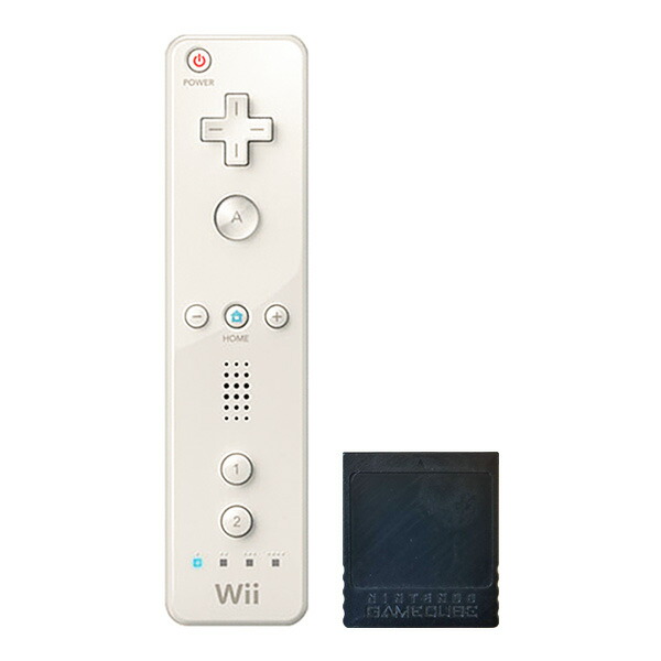 楽天市場】Wii 本体 リモコン1個 すぐ遊べるセット(シロ) GCメモリー
