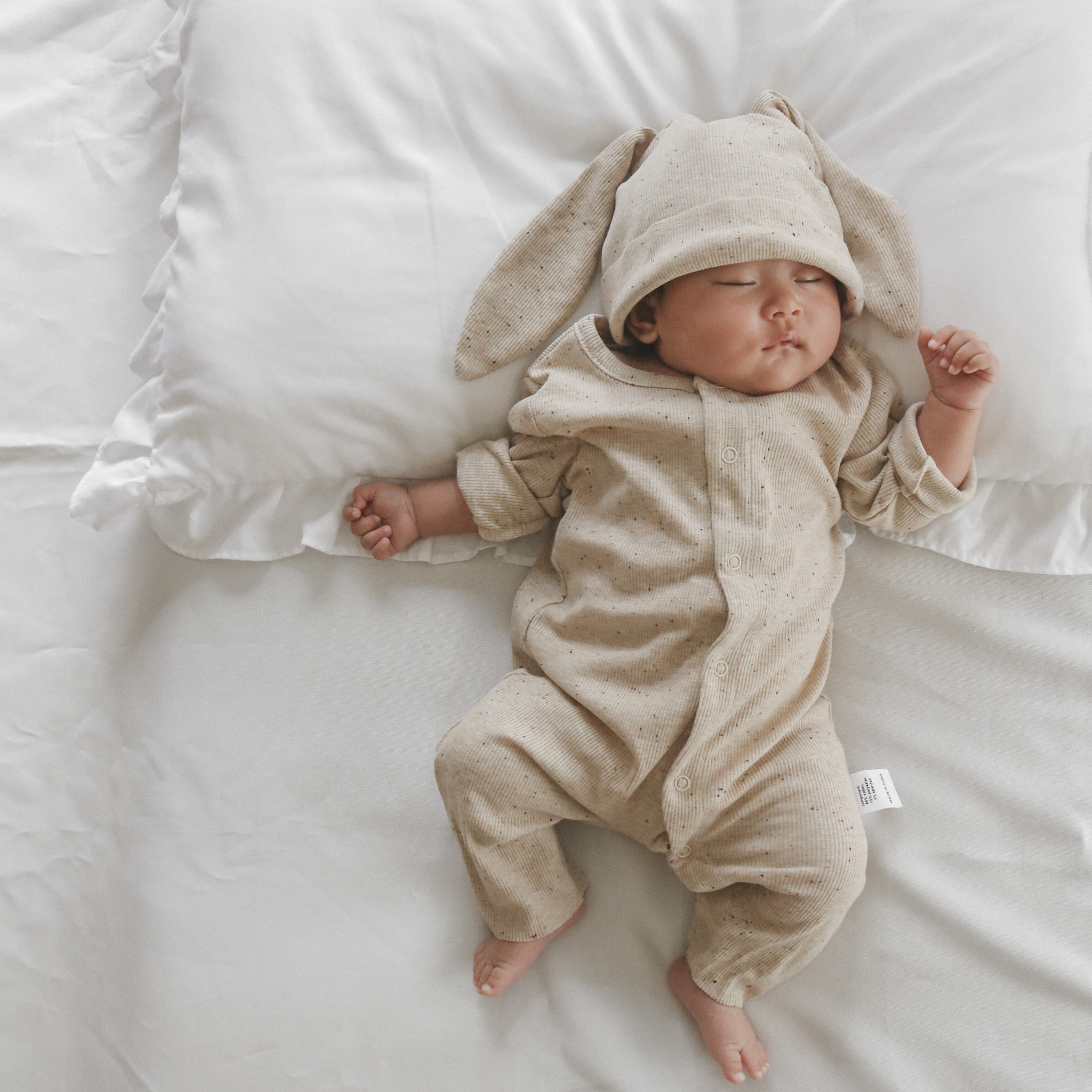 楽天市場】送料無料 新生児 うさぎロンパース 帽子セット ベビー