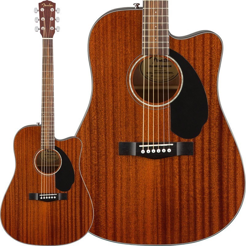 楽天市場】【数量限定特価】Fender CD-60SCE Dreadnought All-Mahogany
