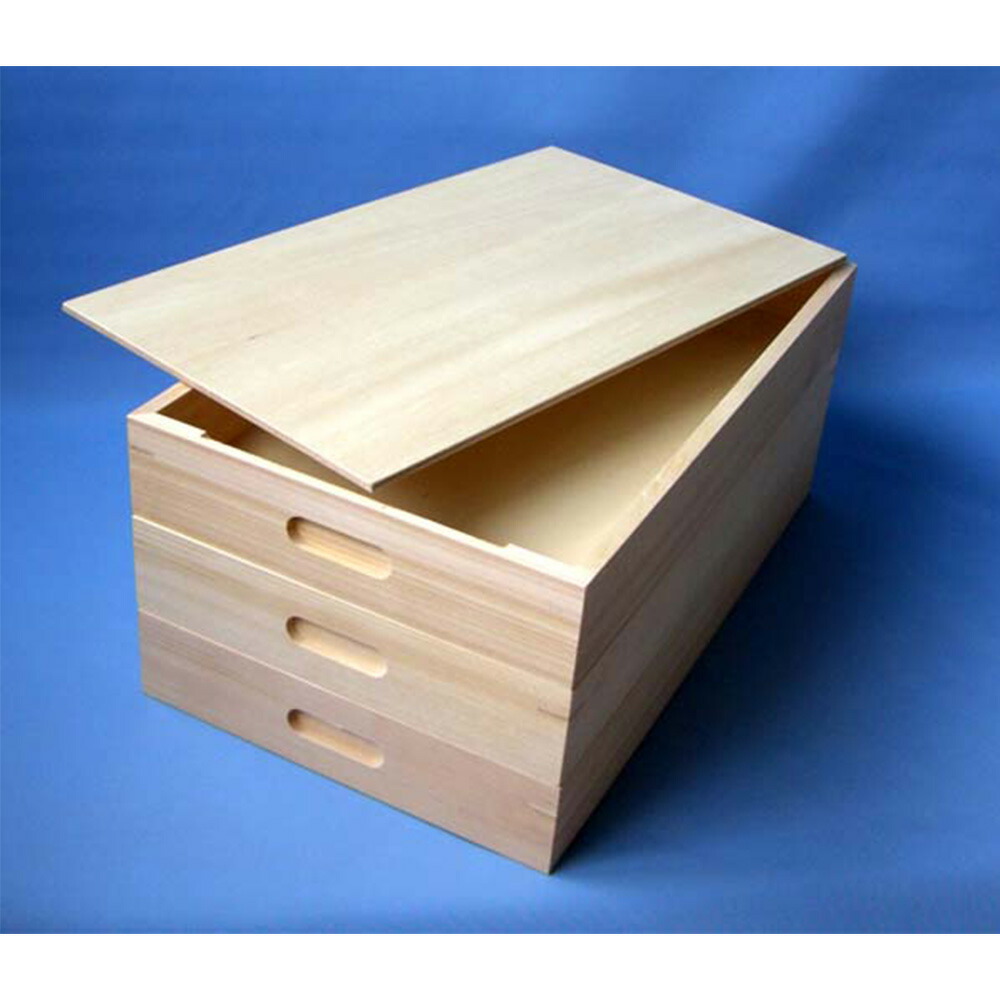 楽天市場】【◇P10倍】ランキング1位 総桐ふた付きもち箱 餅箱 桐製