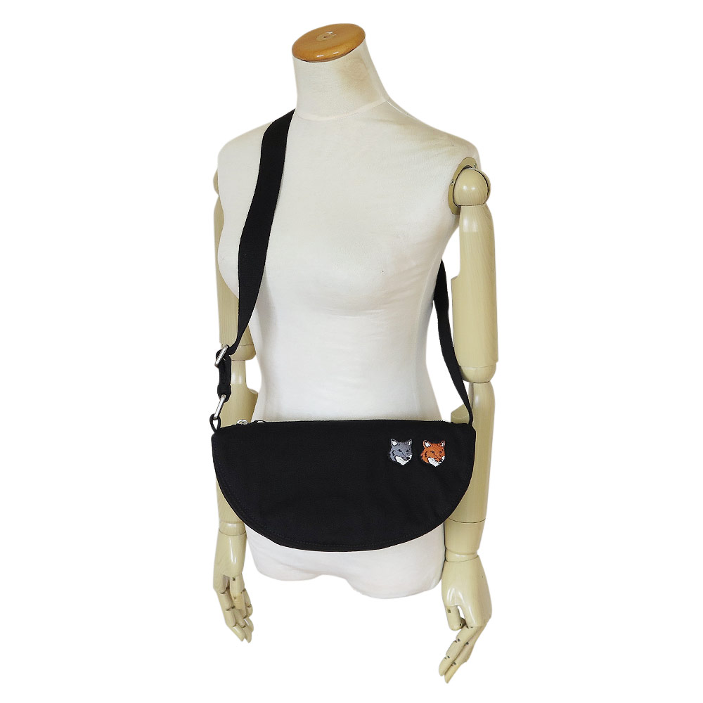 楽天市場】メゾンキツネ ショルダーバッグ ダブル ボールド フォックス