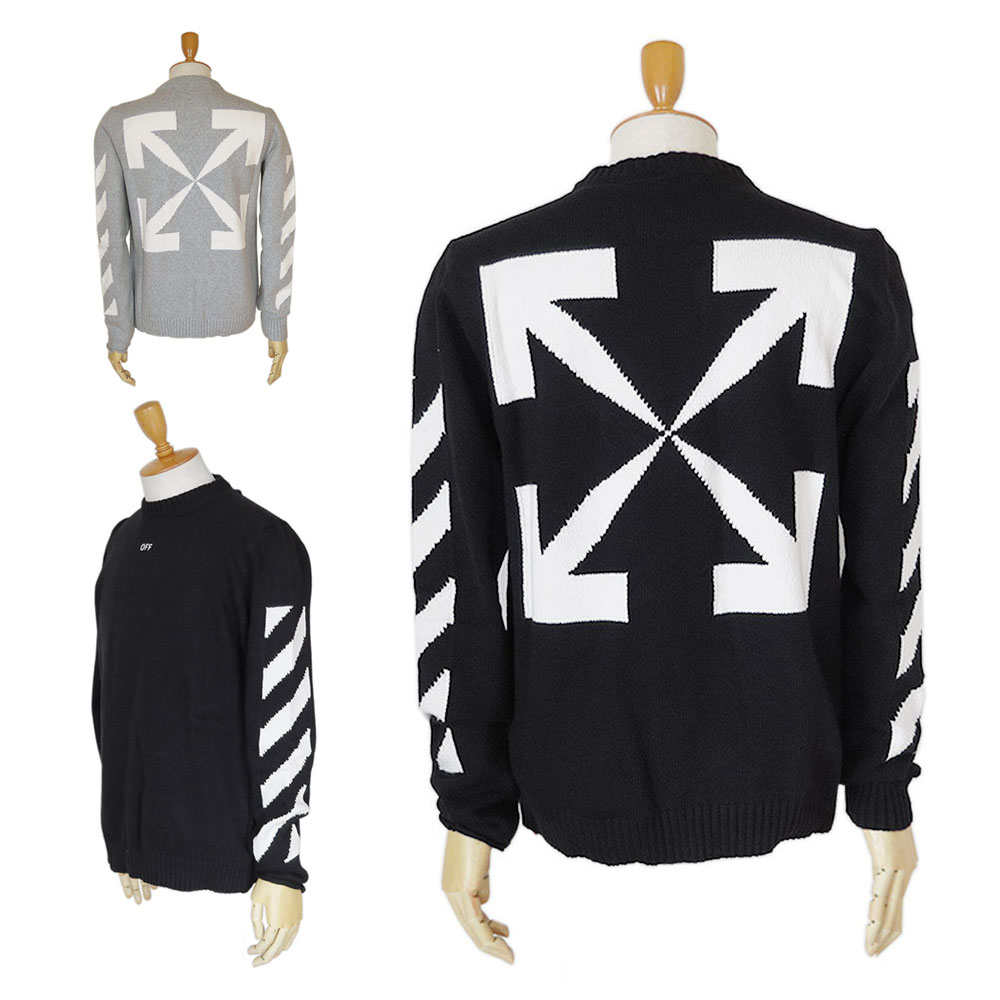 楽天市場】オフホワイト ニット セーター メンズ トレーナー プル