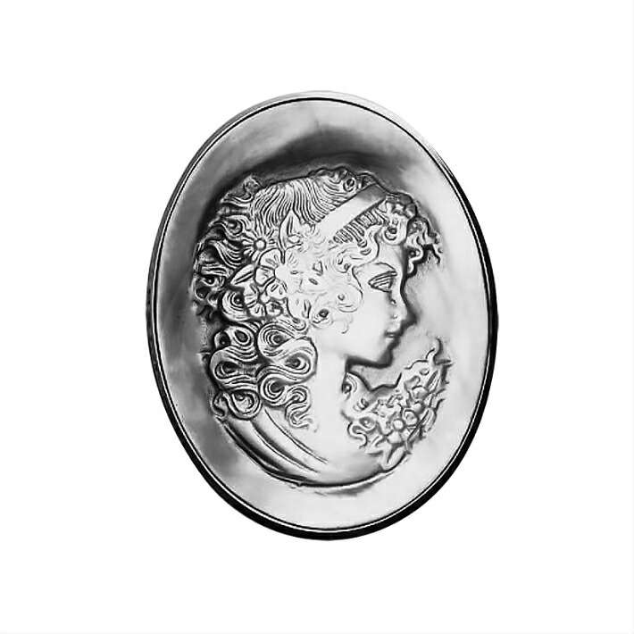 楽天市場】カメオ ブローチ 黒蝶貝 【送料無料】 プレゼント ギフト