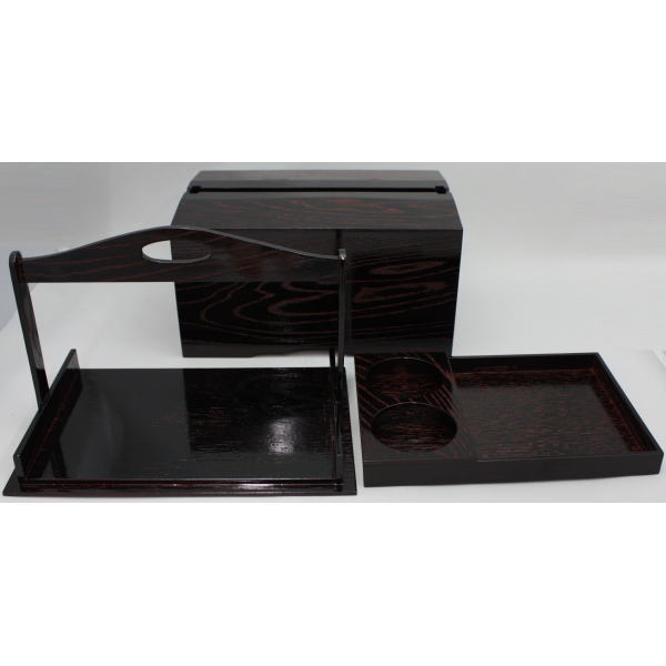 楽天市場】【茶器/茶道具 茶箱/野立籠（手提茶箱）】 上 茶箱 茶箱手付